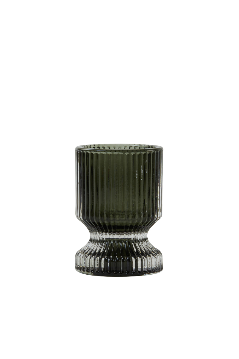 Tealight Ø6x8,5 cm PIP glass black