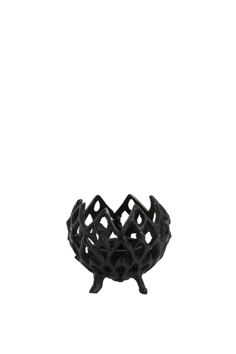 Tealight Ø10x9 cm SIAM matt black