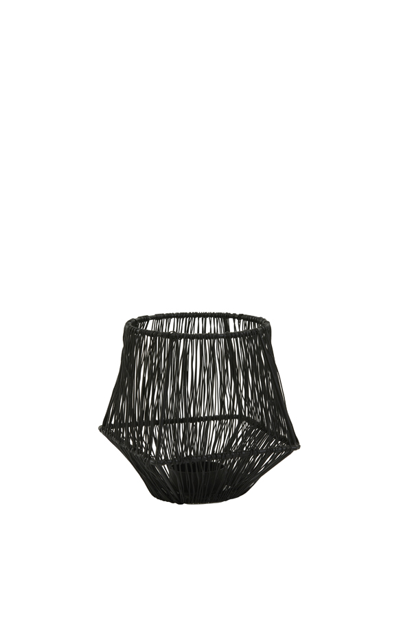 Tealight 12x12x12 cm MUTEX matt black