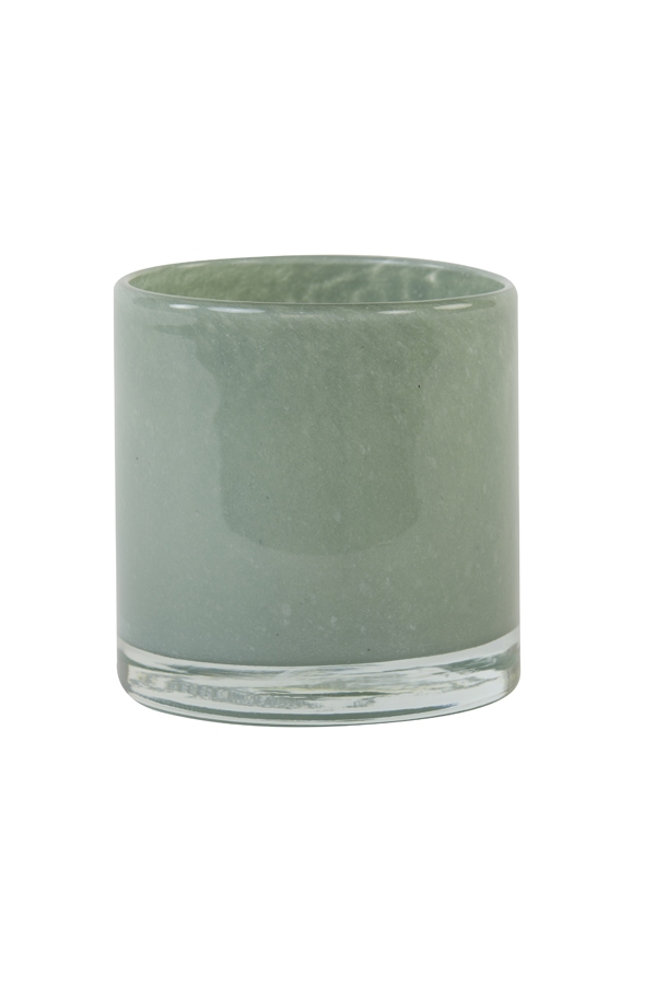 Tealight Ø10x10 cm BONITO glass mint green