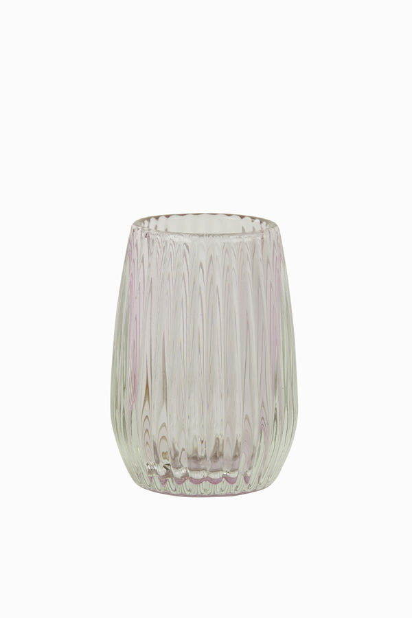 Tealight Ø10x14 cm AIMEE glass lilac