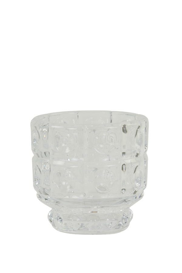 Tealight Ø9x8,5 cm BOBBI glass clear