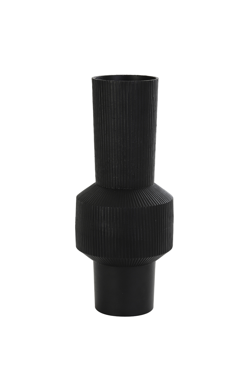 Vase deco Ø20x46 cm BENZO matt black