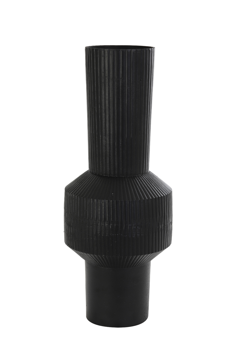 Vase deco Ø23x60 cm BENZO matt black