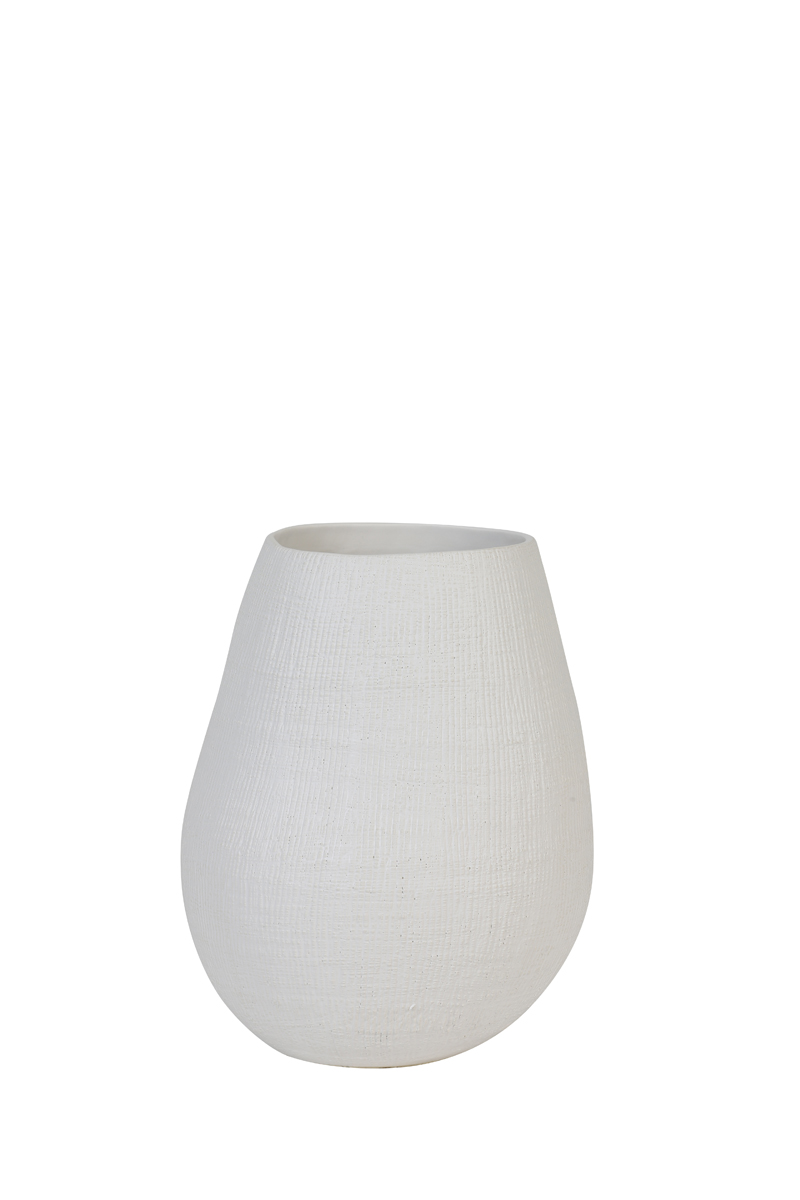 Vase Ø20,5x26 cm GIORGIA ceramics matt cream