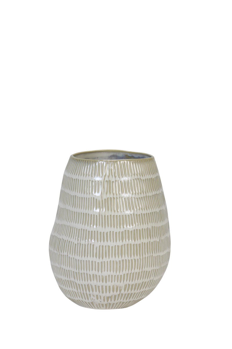 Vase Ø20,5x26 cm GIORGIA ceramics cream-beige
