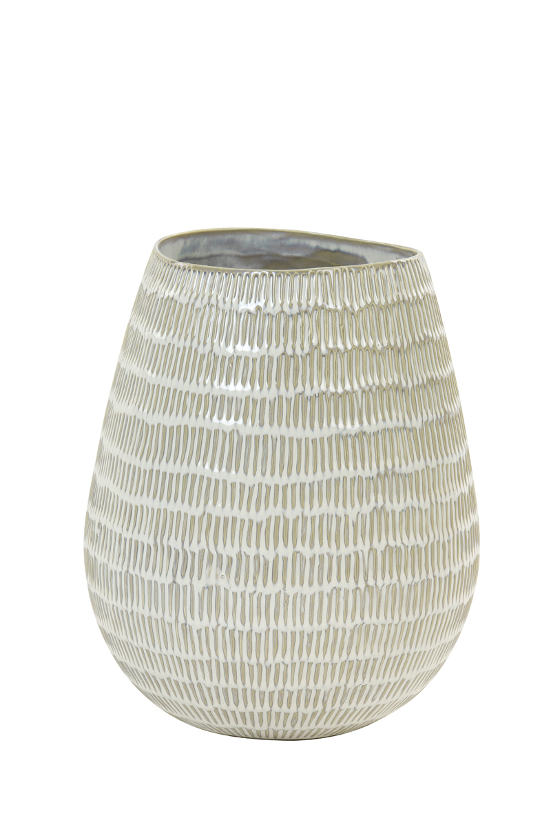 Vase Ø26x31,5 cm GIORGIA ceramics cream-beige