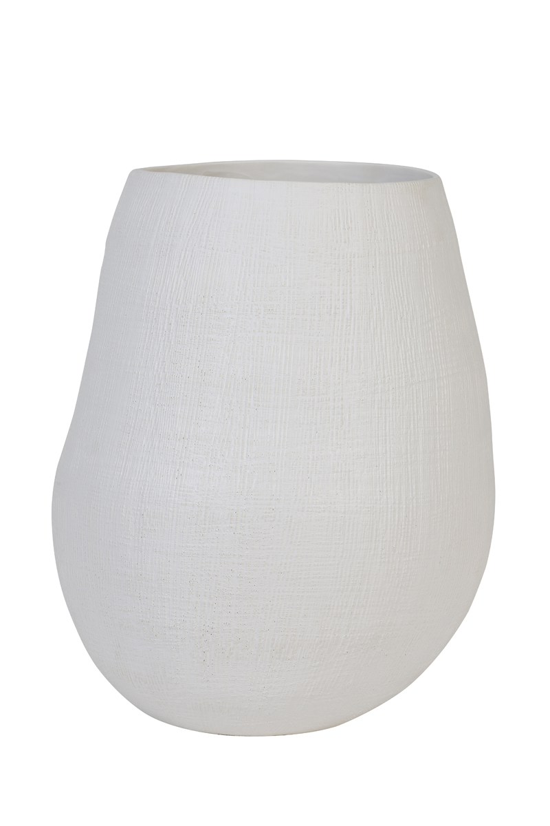Vase Ø32x39,5 cm GIORGIA ceramics matt cream