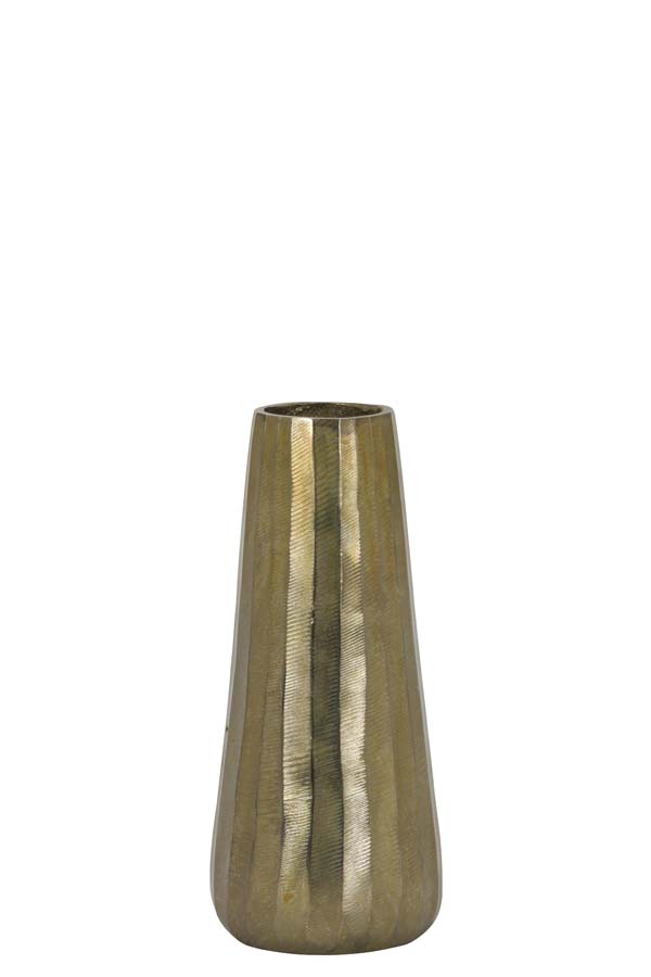 Vase deco Ø13x29 cm DURANGO raw antique bronze