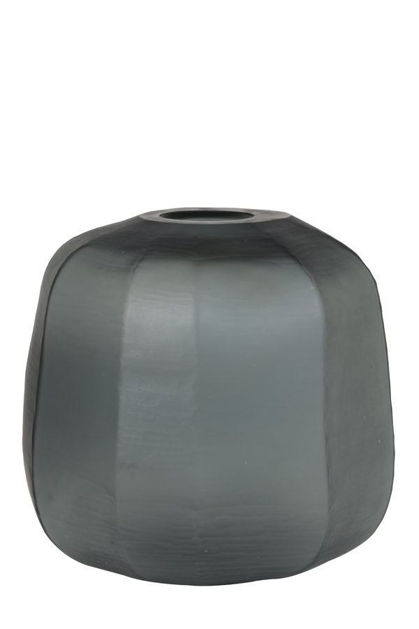 Vase Ø33x32 cm PACENGO glass grey
