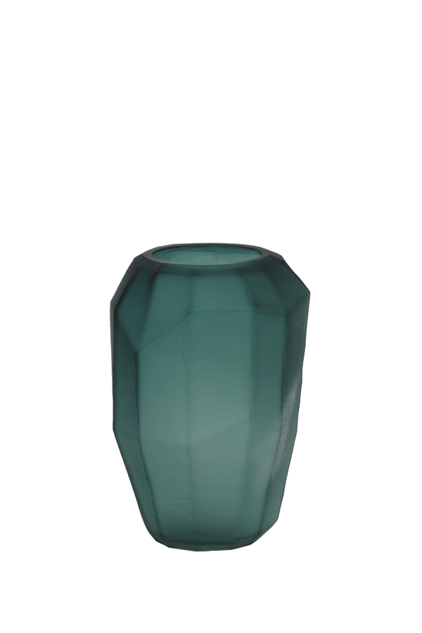Vase 19x19x28 cm FLAMENGO dark green