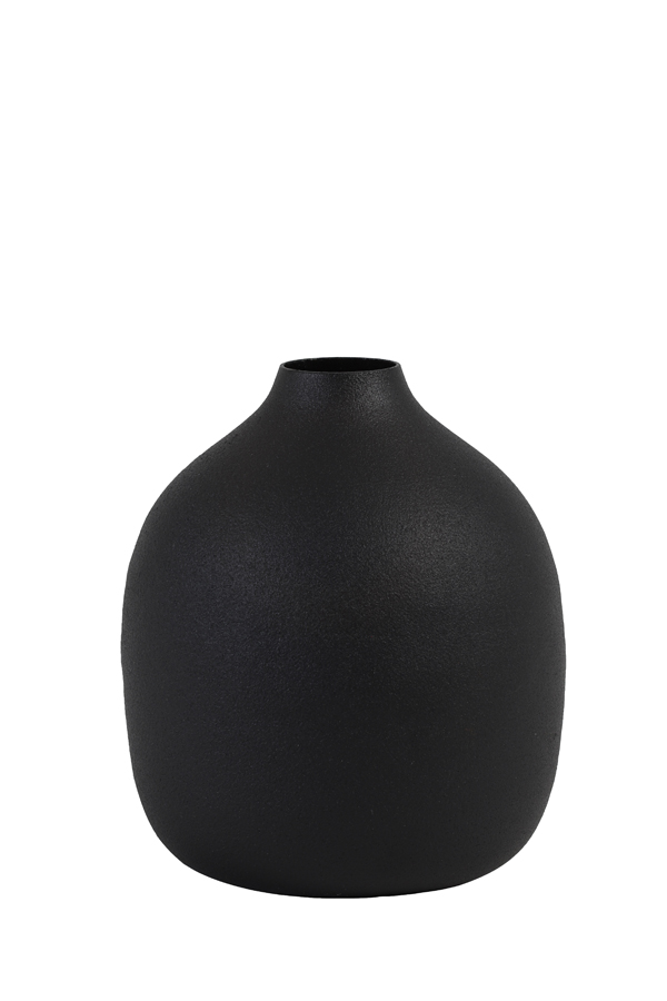 Vase deco Ø9x10 cm RAYAT matt black