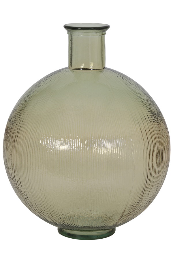 Vase Ø34x42 cm BALLOCI glass light amber