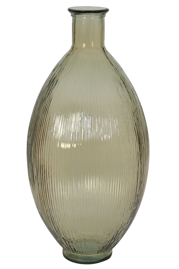 Vase Ø29x59 cm BALLOCI glass light amber