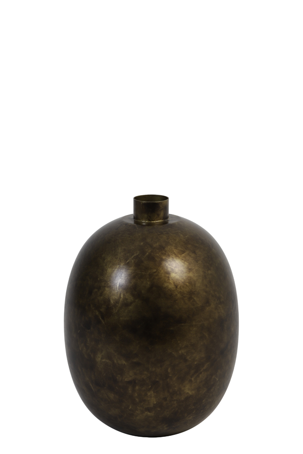 Vase deco Ø23x30 cm BINCO burned antique bronze