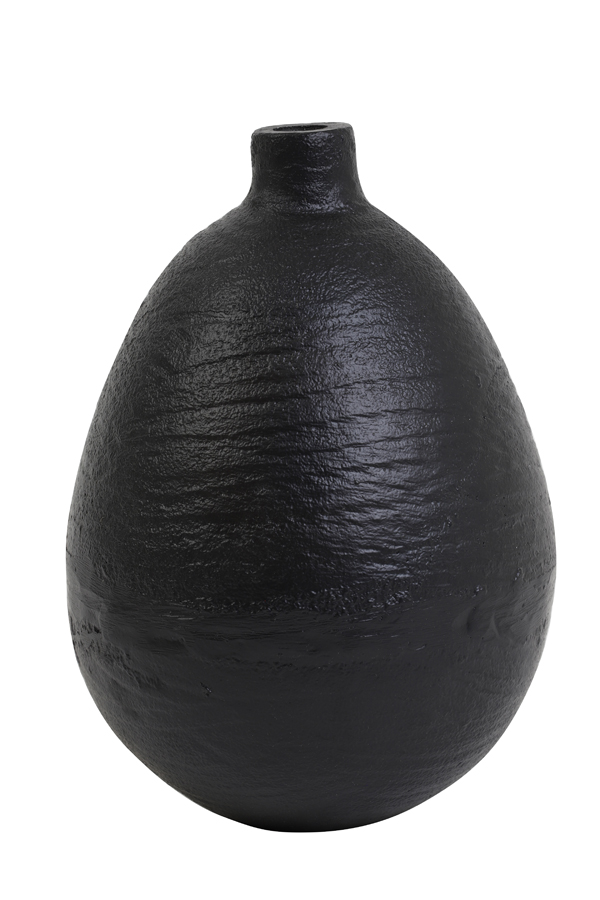 Vase deco Ø16x21 cm MOLZA black