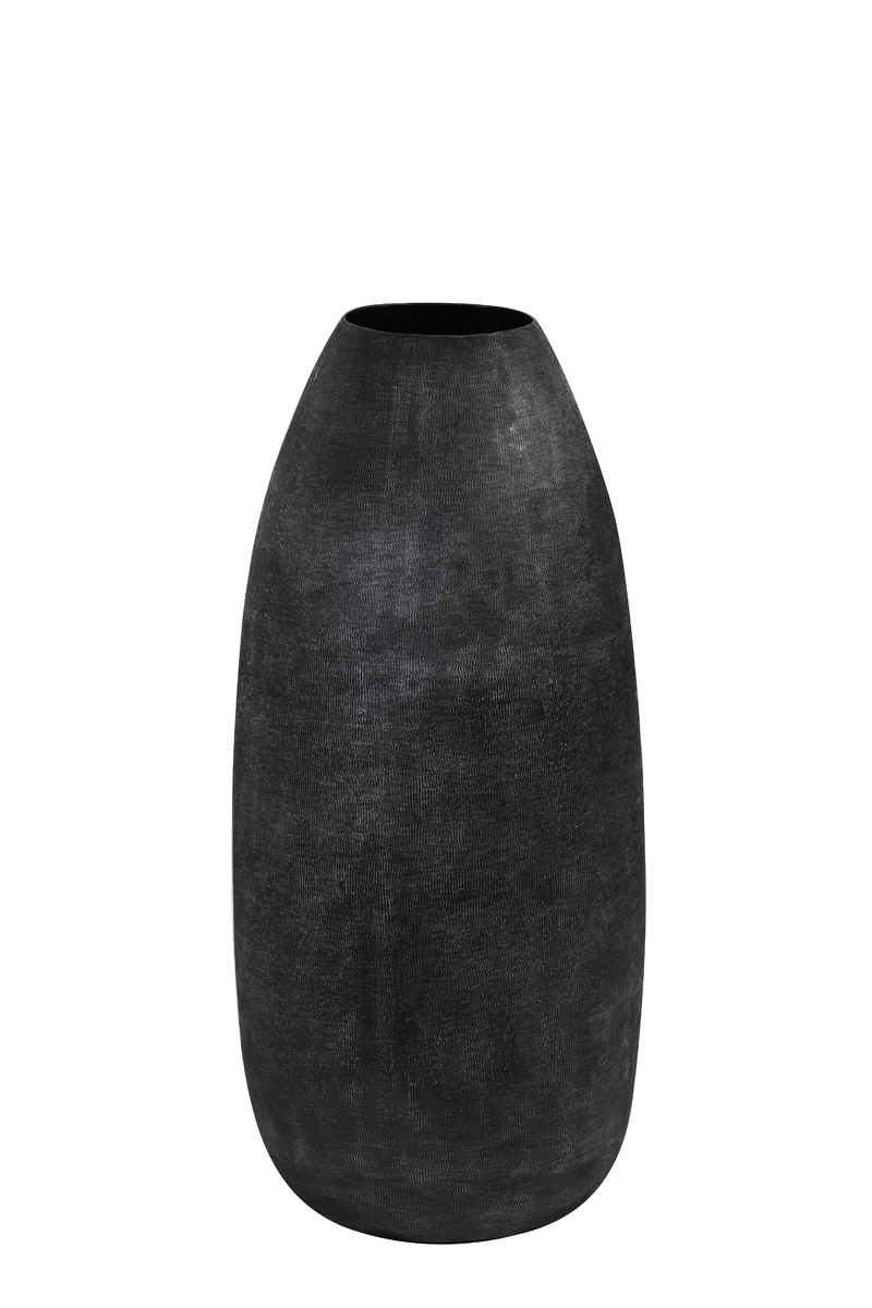 Vase deco Ø20x42 cm GIVRIN matt black