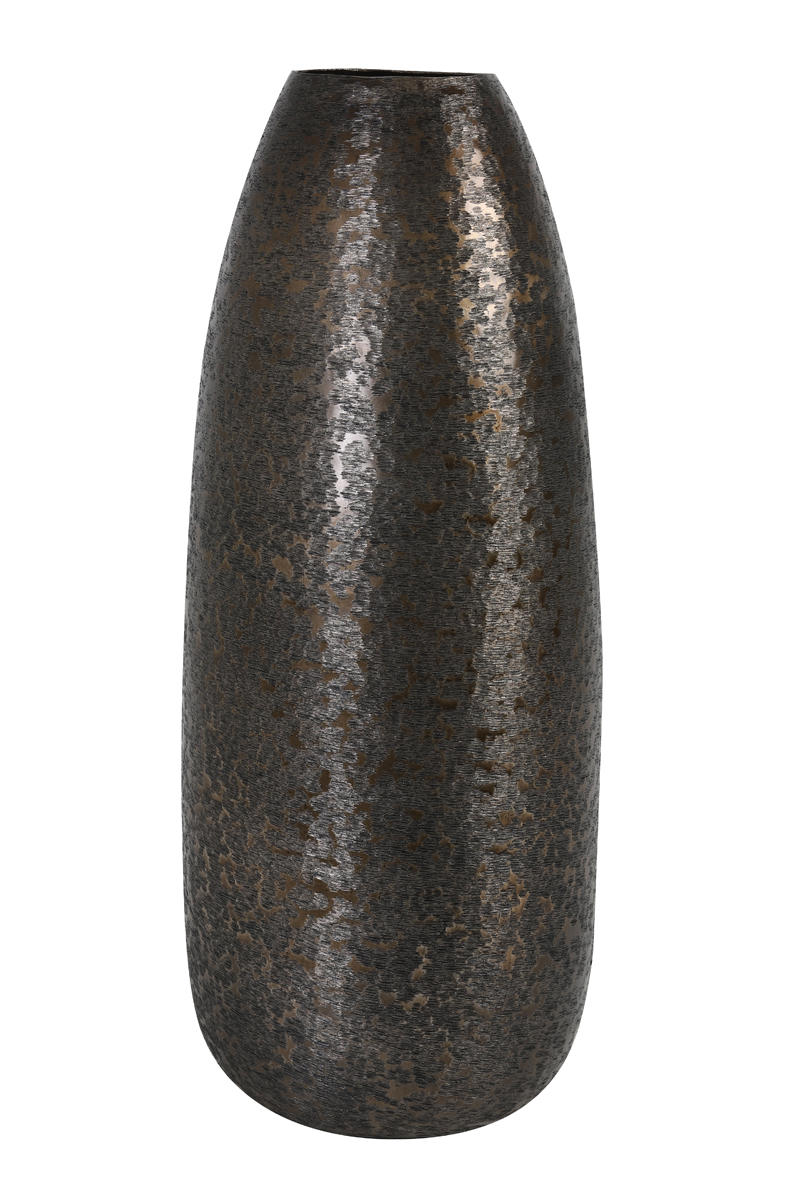 Vase deco Ø22,5x51 cm GIVRIN antique copper