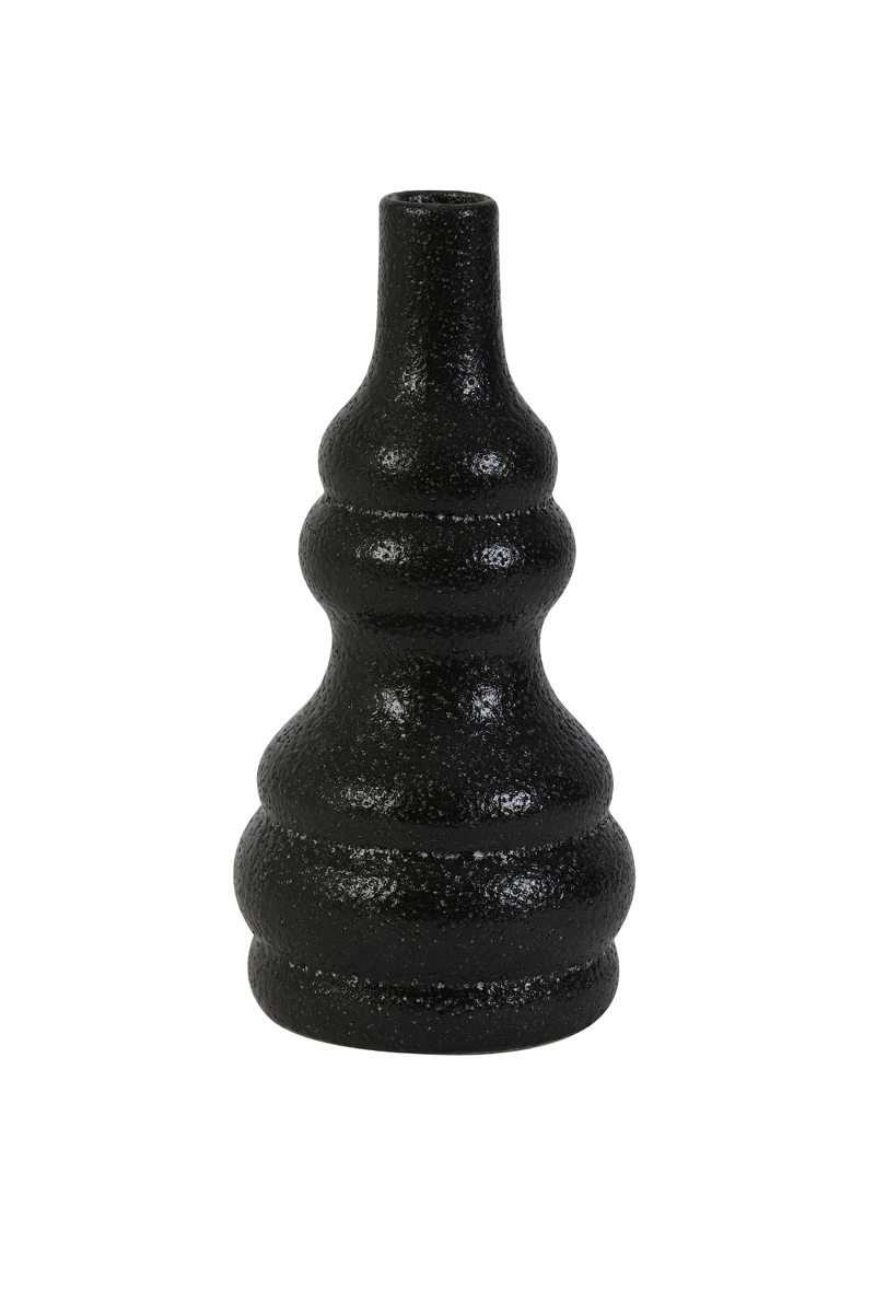 Vase Ø14x29 cm NEROLI ceramics black