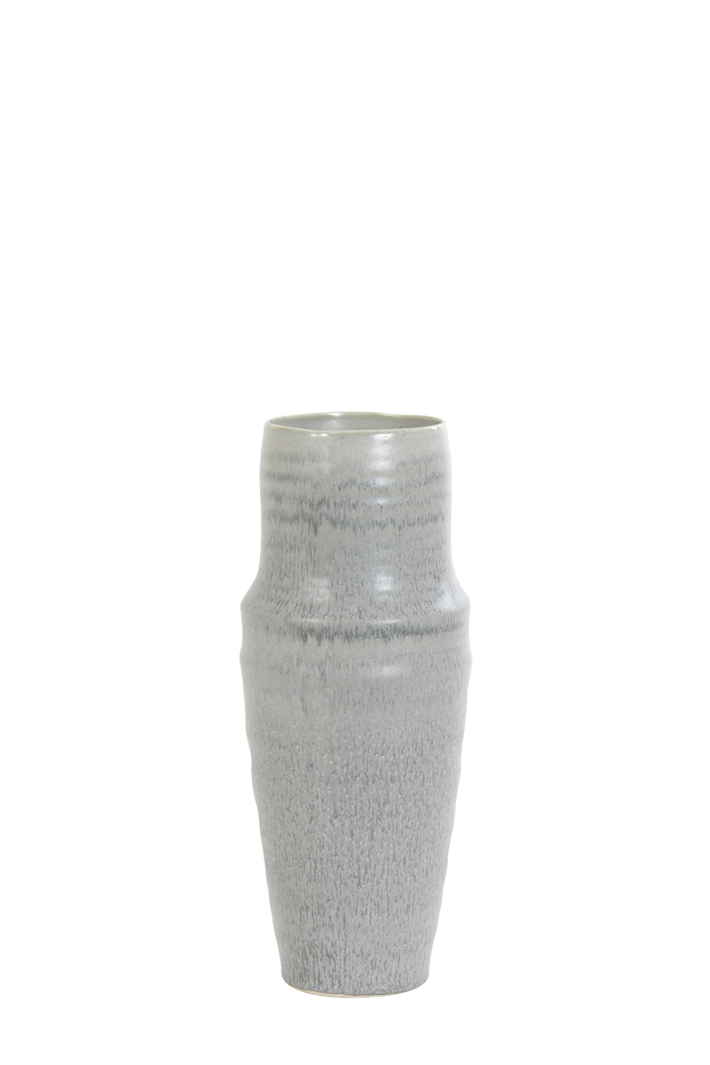 Vase deco Ø14x35,5 cm PICACHO ceramics matt grey