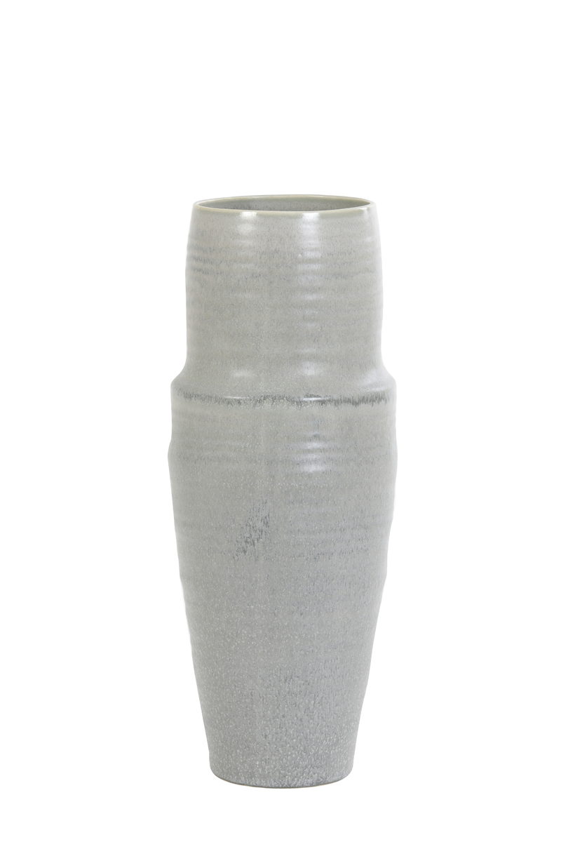 Vase deco Ø17,5x44,5 cm PICACHO ceramics matt grey
