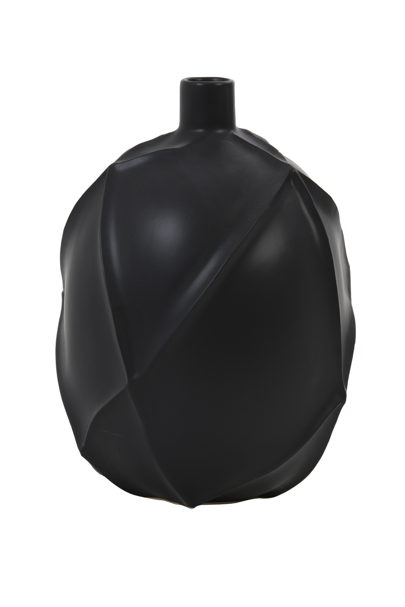 Vase deco Ø19x27 cm VENTANO ceramics matt black
