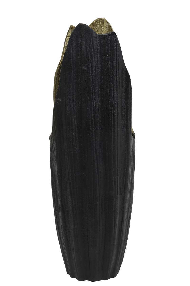 Vase deco 18x13x51 cm JUBILE matt black