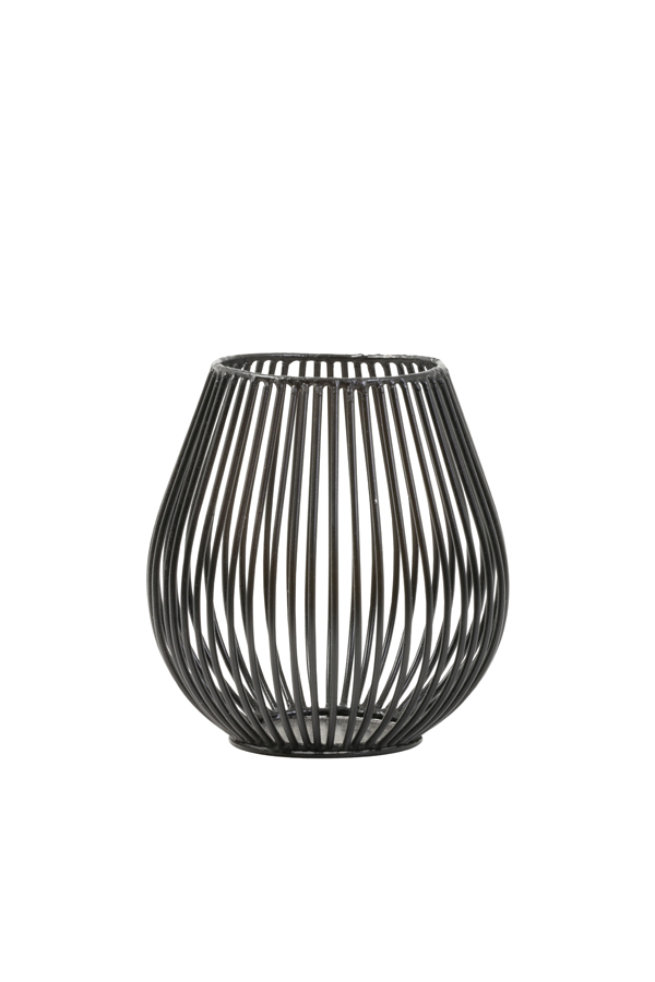 Tealight Ø11x11 cm VENADE matt black