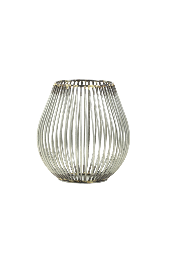 Tealight Ø11x11 cm VENADE antique silver