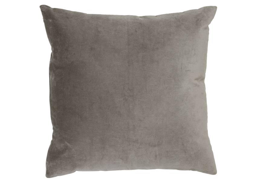 Cushion 50x50 cm KHIOS velvet silver grey