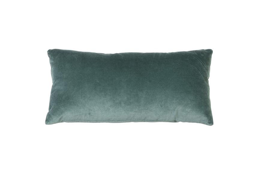 Cushion 60x30 cm KHIOS velvet ocean blue