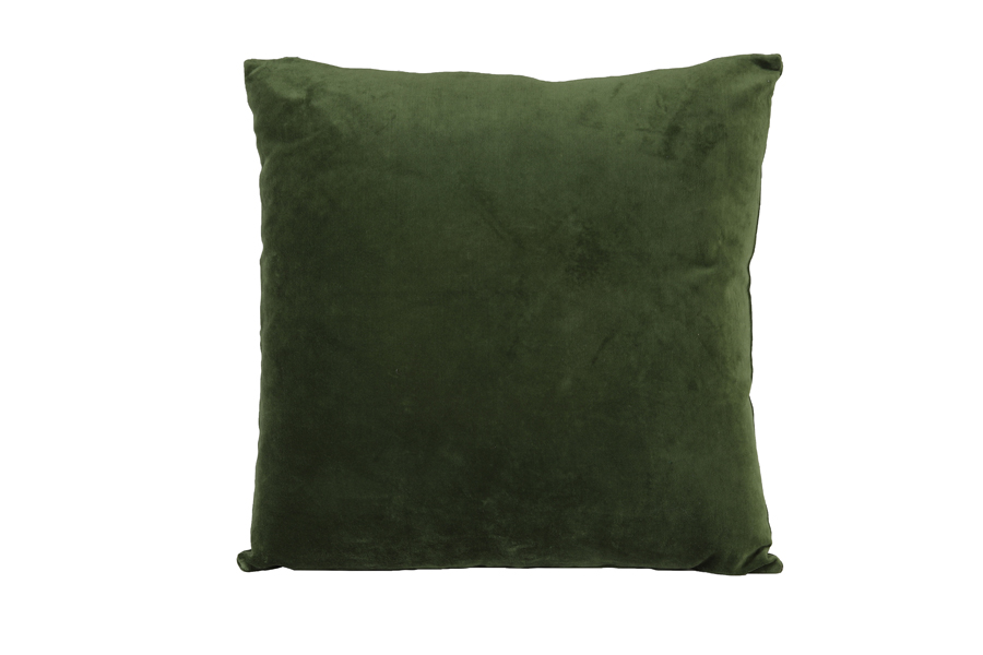 Cushion 50x50 cm KHIOS velvet olive green