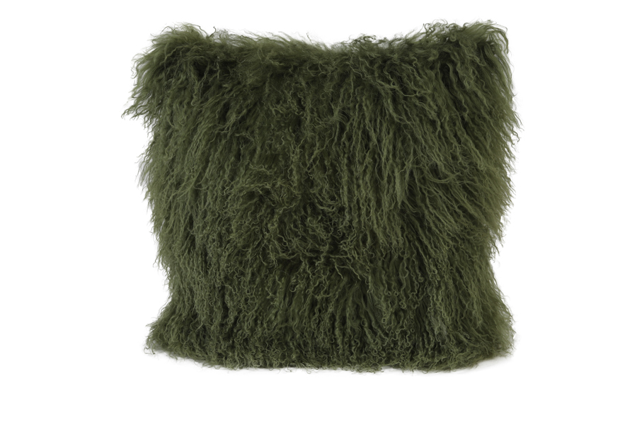 Cushion 40x40 cm ELVINE olive green