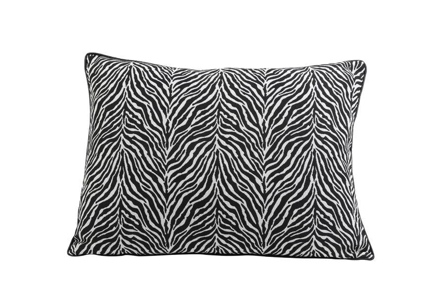 Cushion 60x45 cm ZEBRA black-white