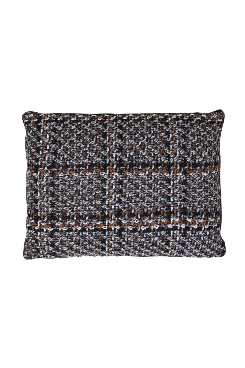 Cushion 60x45 cm PADRAO dark brown-orange