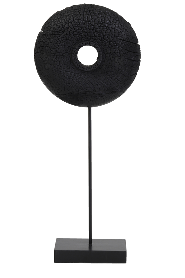 Ornament on base 28x10,5x65,5 cm OLUMI wood black