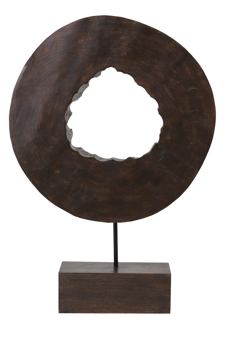 Ornament on base 35x10x53 cm XERRA wood brown