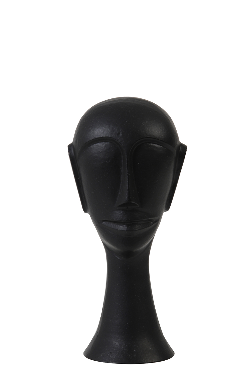 Ornament 10,5x10x22,5 cm HEAD black