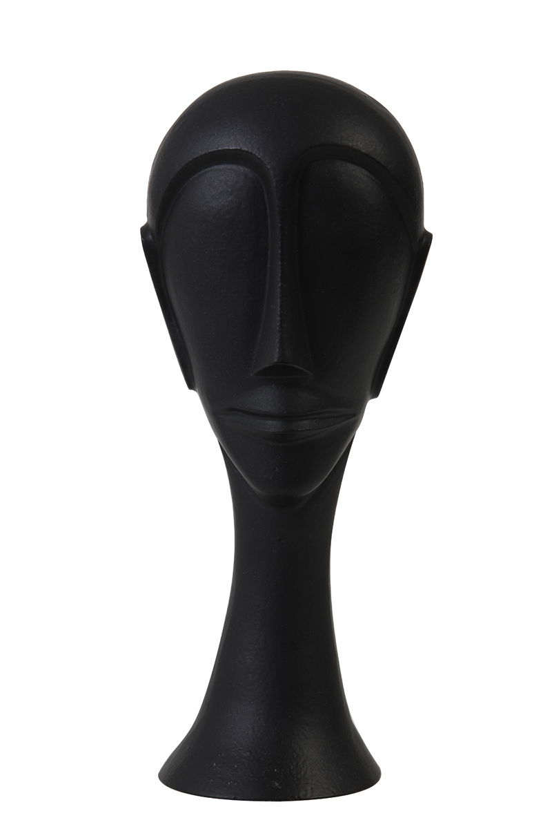 Ornament 11,5x10x28 cm HEAD black