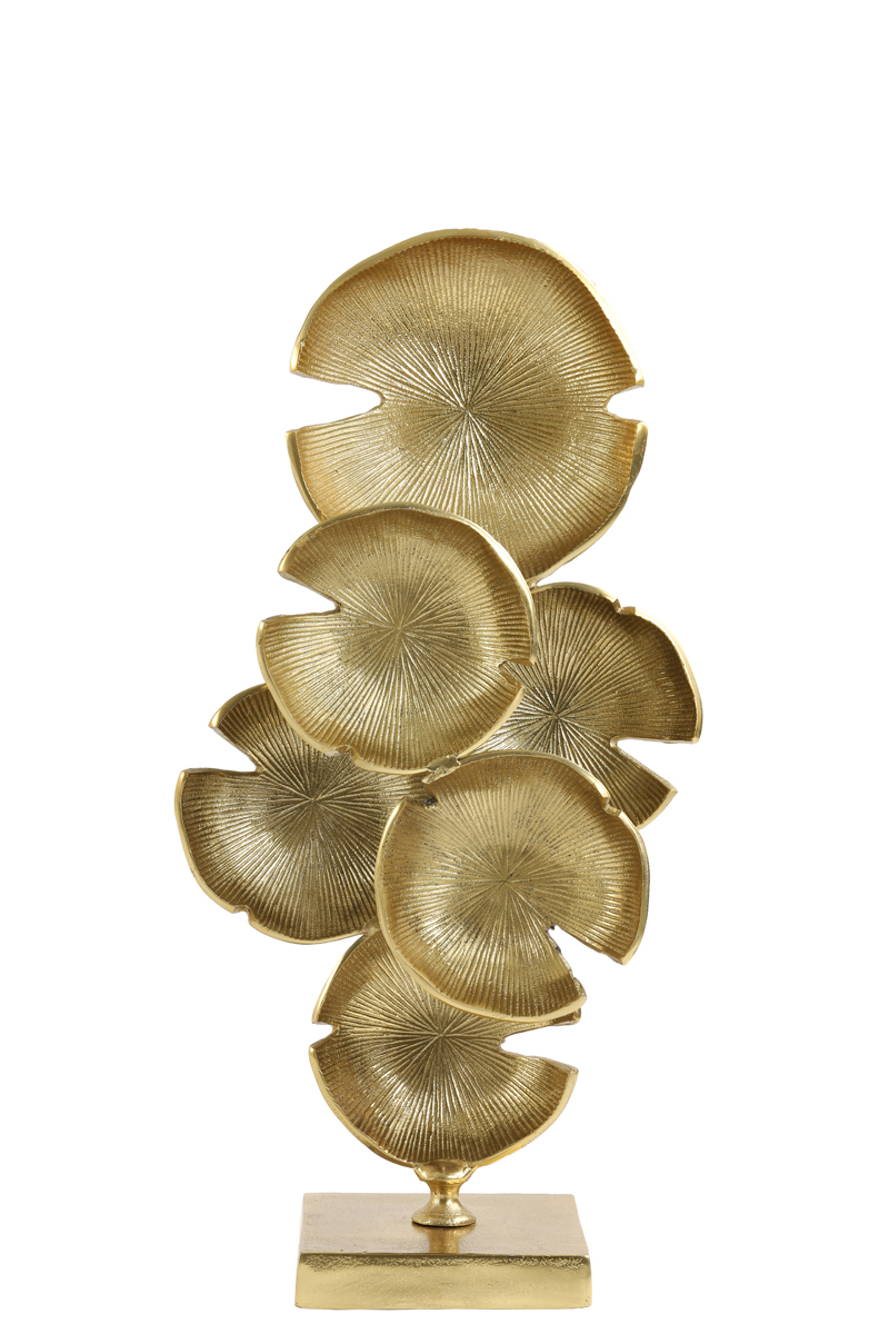 Ornament on base 26x14,5x52 cm BABINE gold
