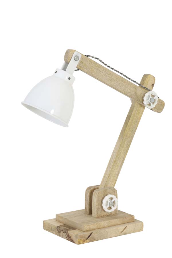 Desk lamp 50x15x45 cm ELMER wood natural+white