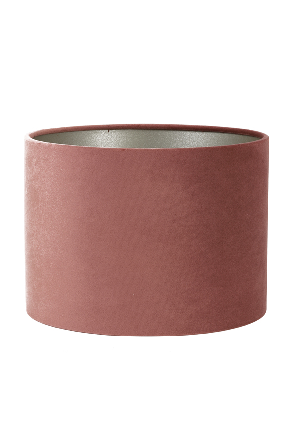 Shade cylinder 20-20-15 cm VELOURS dusky pink