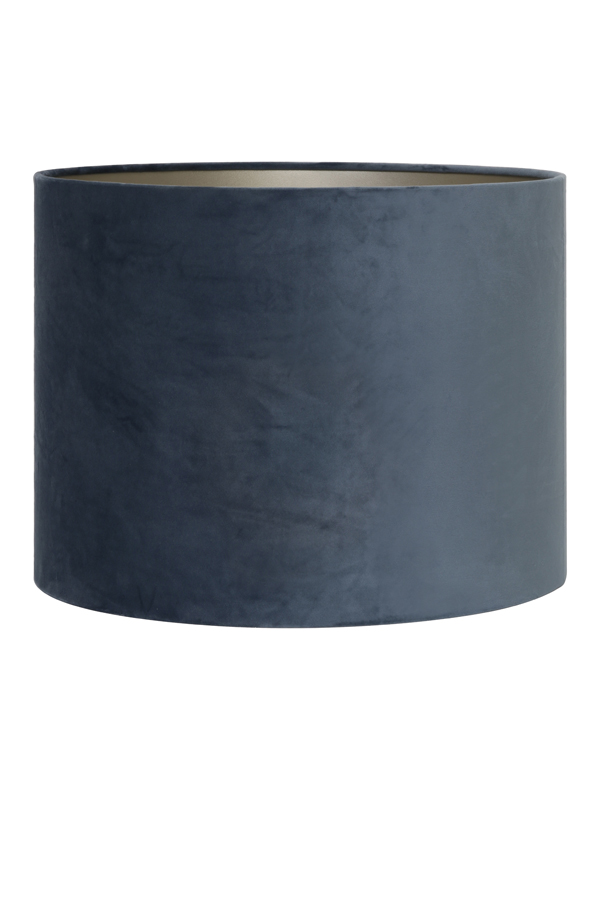 Shade cylinder 50-50-38 cm VELOURS dusty blue