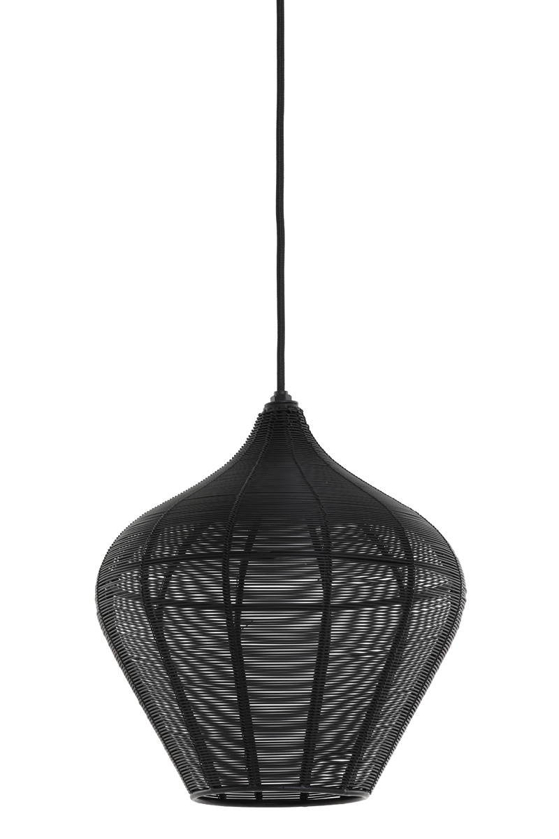 Hanging lamp Ø27x29,5 cm ALVARO matt black