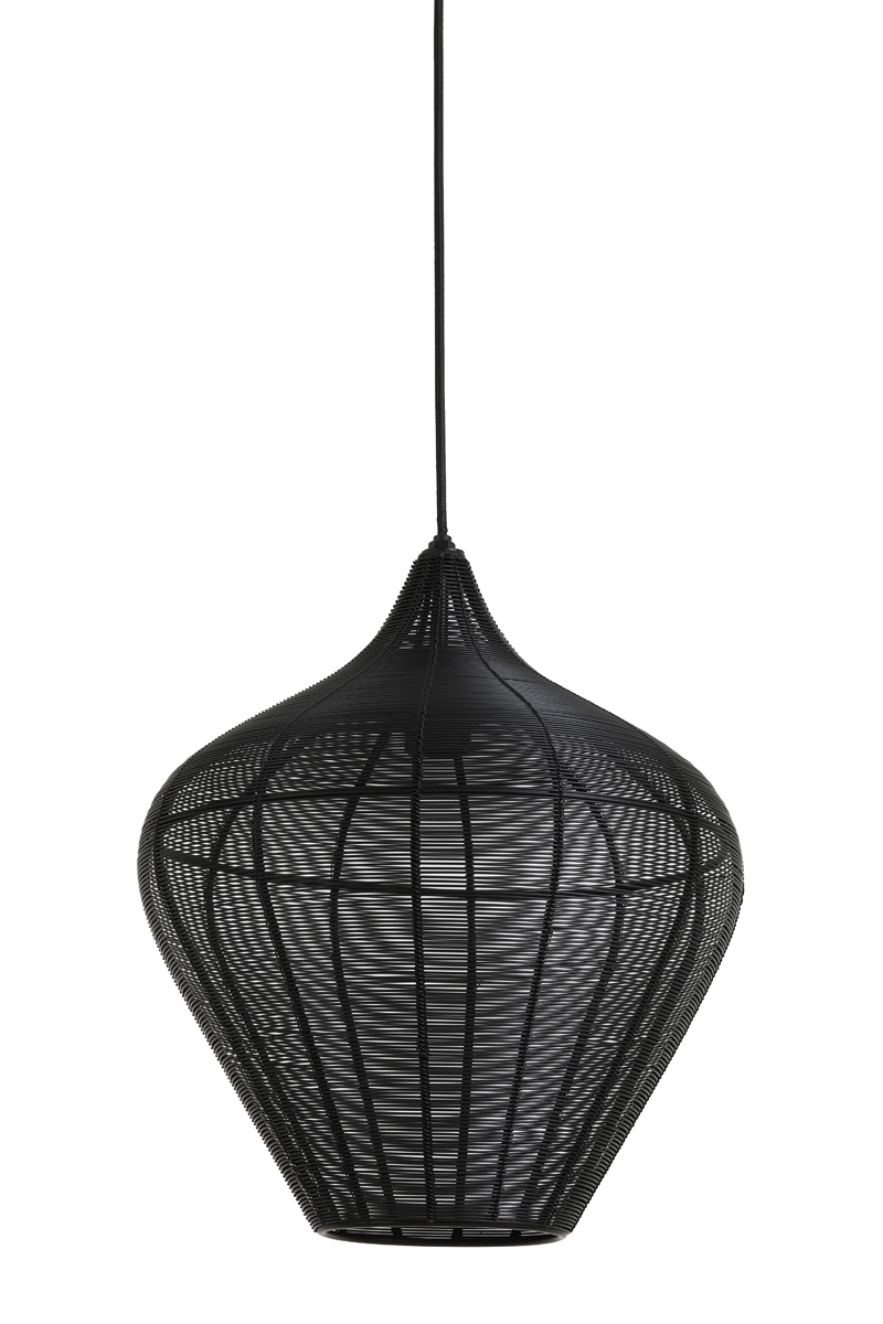 Hanging lamp Ø36x40 cm ALVARO matt black