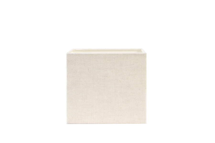 Shade square low 20-20-18 cm LIVIGNO egg white