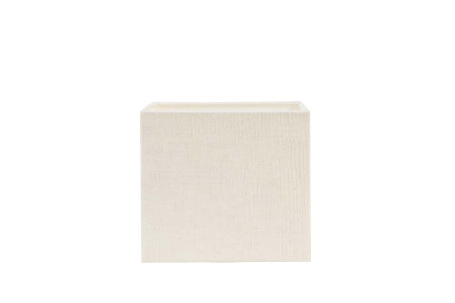 Shade square low 25-25-22 cm LIVIGNO egg white