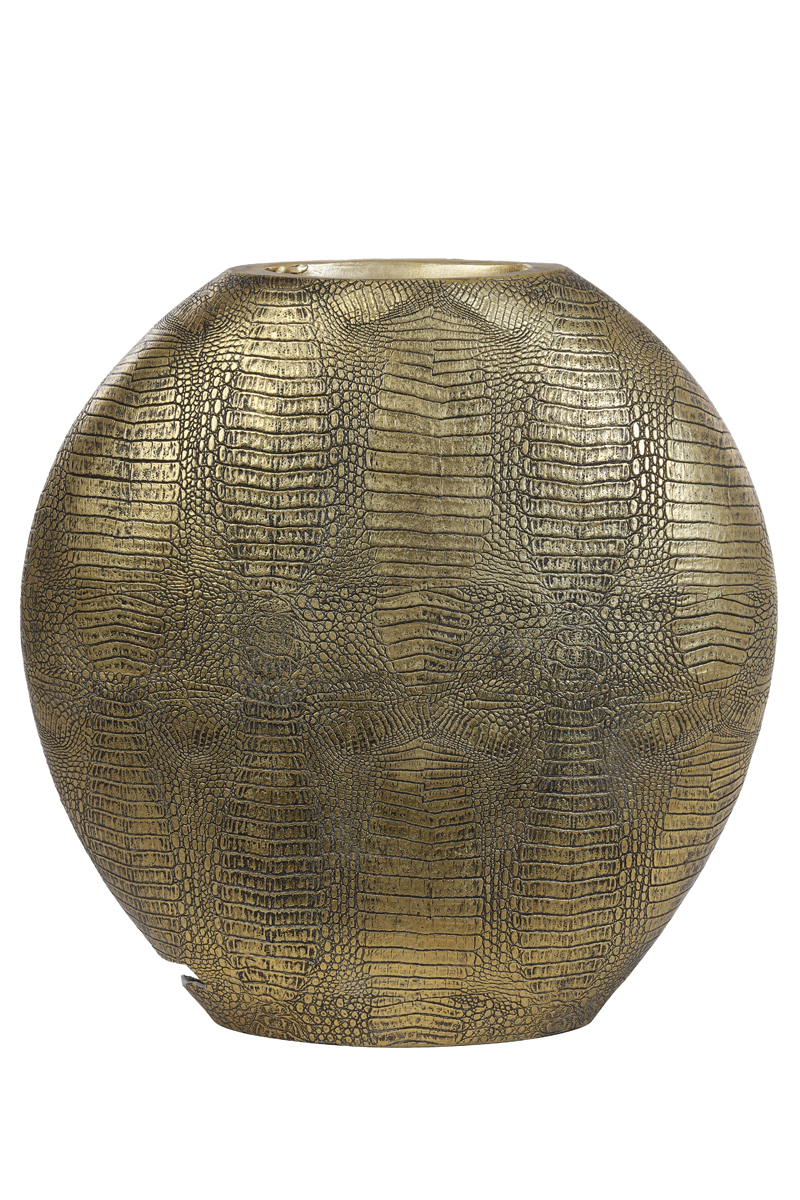 Vase deco 50x15x50 cm SKELD antique bronze