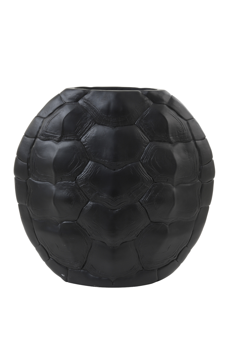Vase deco 51x14x50 cm TURTLE black