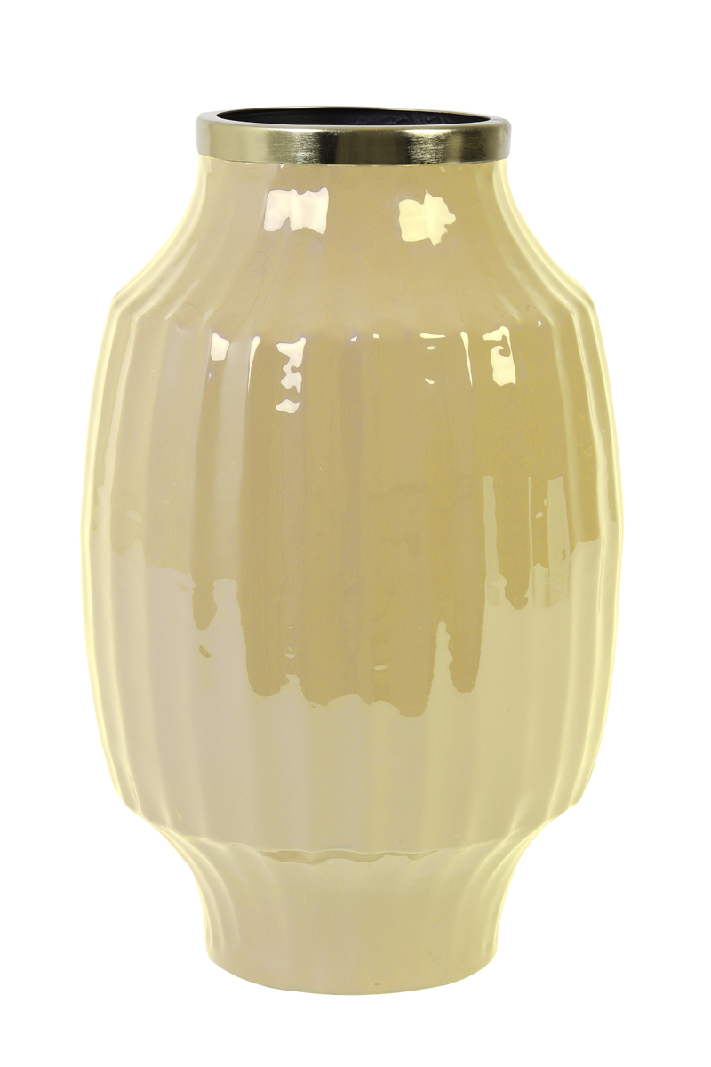 Vase deco Ø23x37 cm DAZOU honey